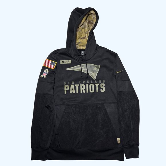 Nike Salute to Service New England Patriots Hoodie Men’s Size Medium Sweatshirt - Picture 1 of 7